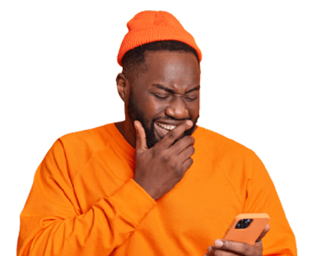 Entertainer using ShowKonnect on a phone